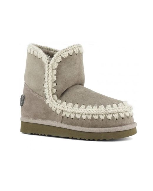 Mou Gray Winter Boots