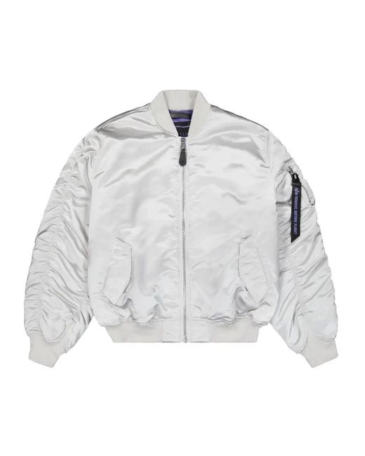 Alpha Industries Gray Bomber Jackets for men