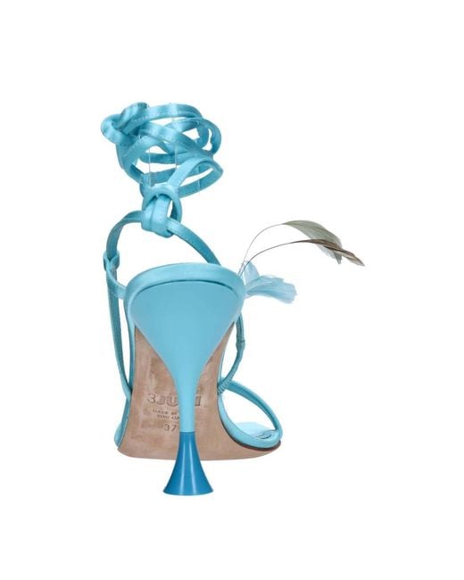 3Juin Blue High Heel Sandals