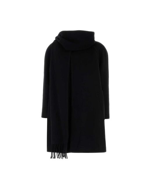 Balenciaga Black Single-Breasted Coats