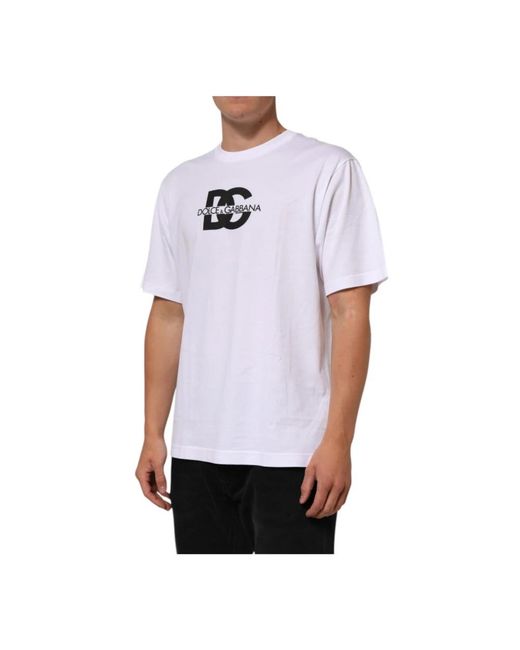 Dolce & Gabbana White T-Shirts for men