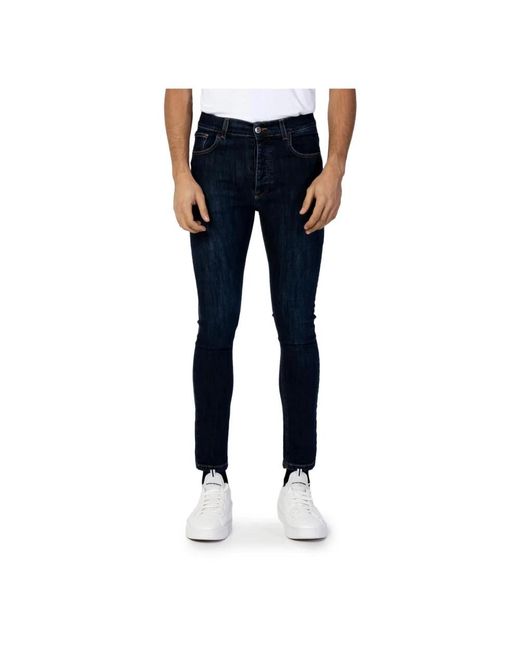 CoSTUME NATIONAL Blue Skinny Jeans for men
