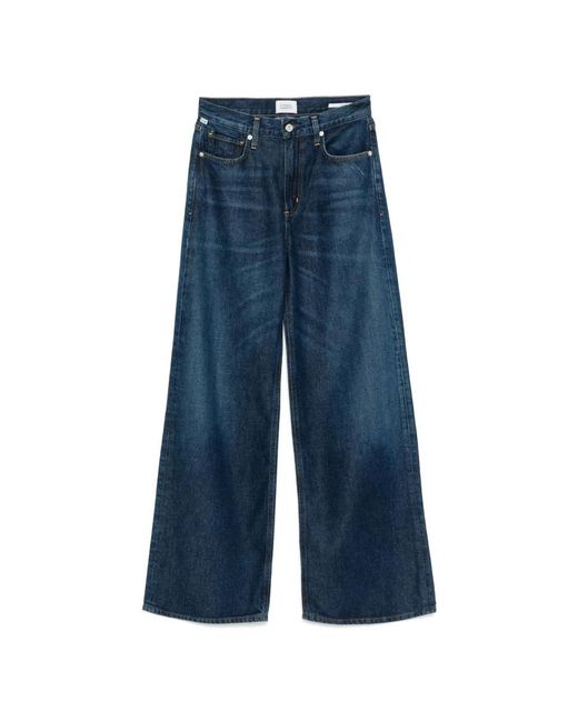 Citizens of Humanity Blue Wide Jeans