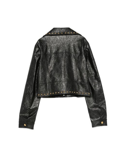 Michael Kors Black Leather Jackets