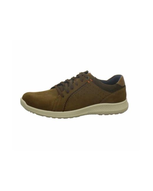 Jomos Herren Schnürschuhe Aus Nubukleder in Brown für Herren