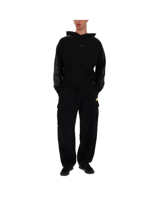 Versace Jeans Couture Black Hoodies for men