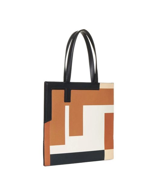 Fendi White Shopping Bags
