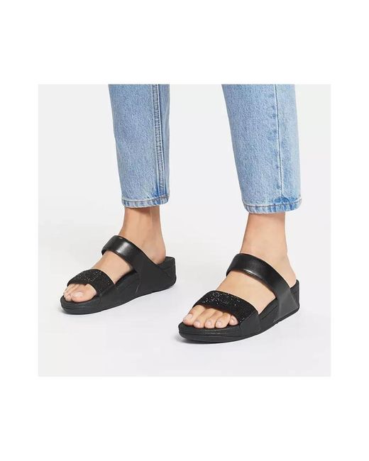 Fitflop Black Sliders