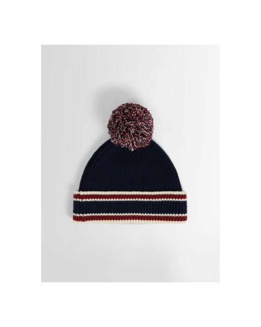 Fusalp Blue Pompon Beanie
