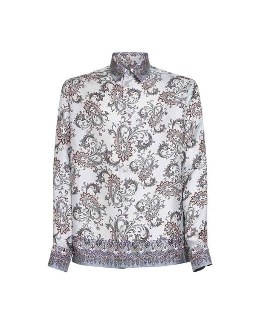 Etro Gray Casual Shirts for men