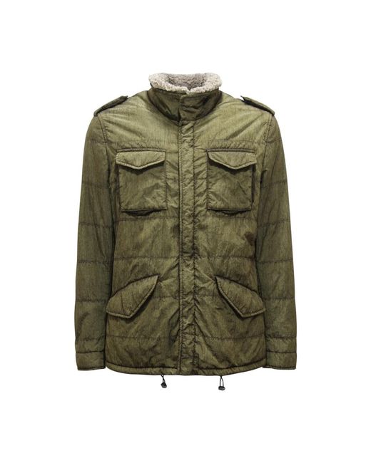Winter Jackets Hevò de hombre de color Green