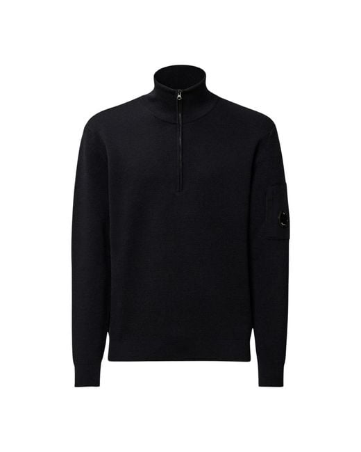 Turtlenecks di C P Company in Black da Uomo