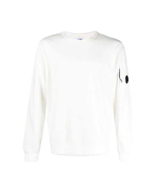 C P Company Seitenlogo stilvolles t-shirt,sweatshirts in White für Herren