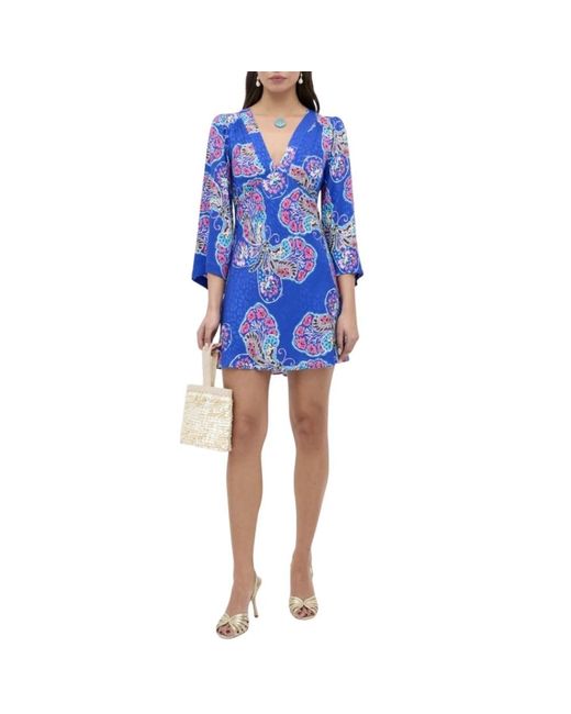 Midi Dresses Rixo en coloris Blue