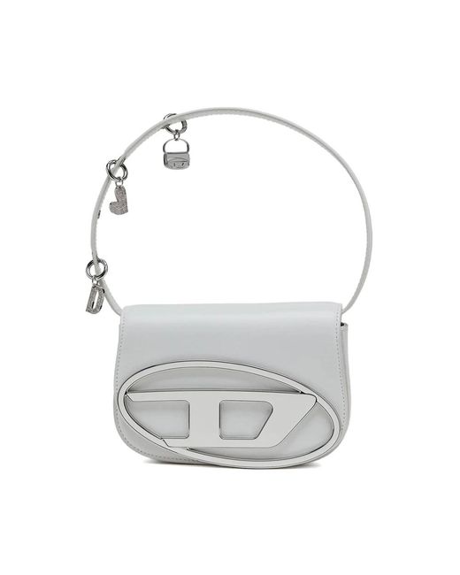 DIESEL Gray Shoulder Bags