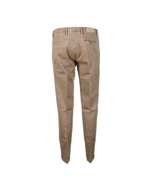 Michael Coal Baumwoll elastan hose in Natural für Herren