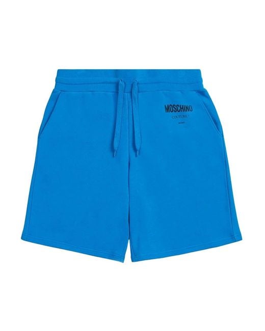 Moschino Blue Casual Shorts for men