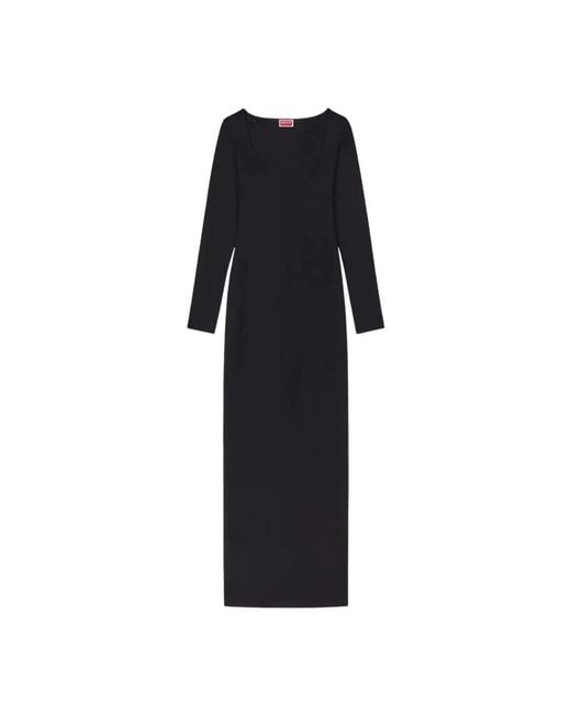 KENZO Black Midi Dresses
