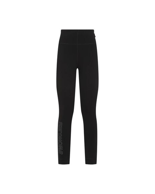 Moncler Broeken ,Zwart ,Zwarte Leggings in het Black