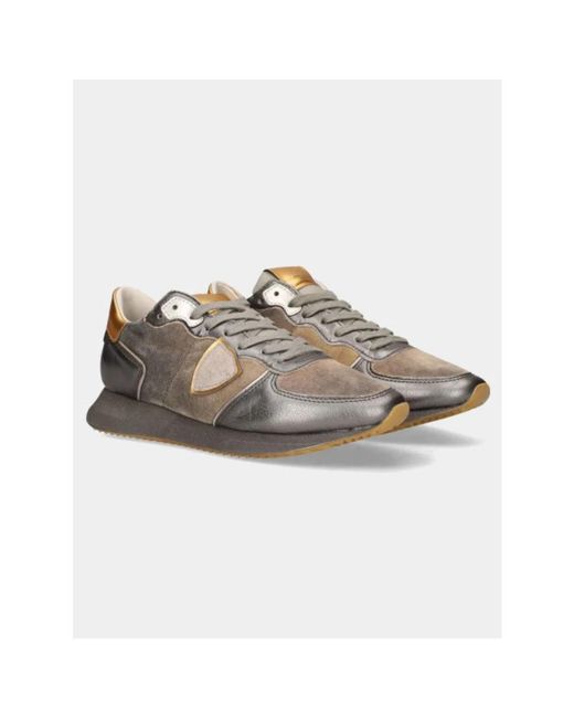 Philippe Model Gray Sneakers