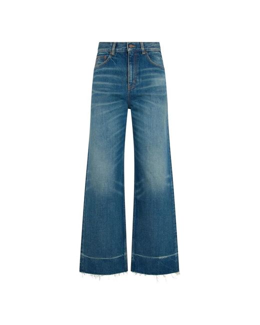 Chloé Blue Wide Jeans