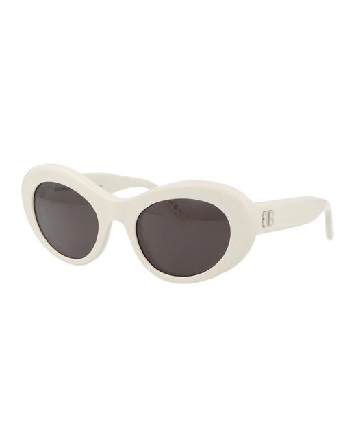 Gafas de sol elegantes bb 0294s Balenciaga de color White