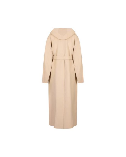 Sportmax Natural Belted Coats