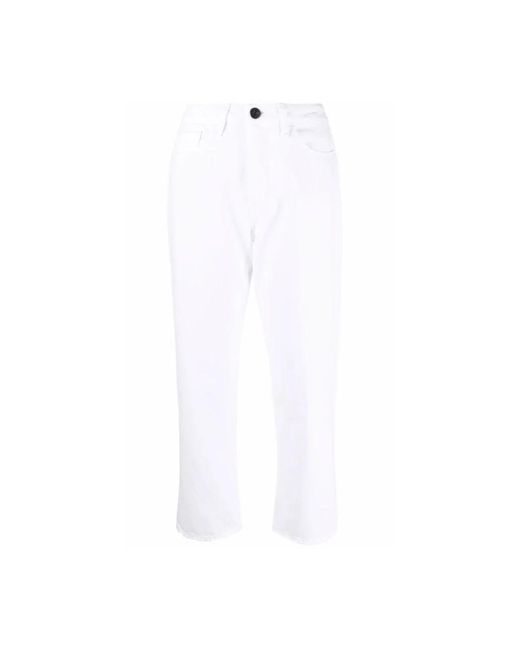 Cropped jeans 3x1 de color White