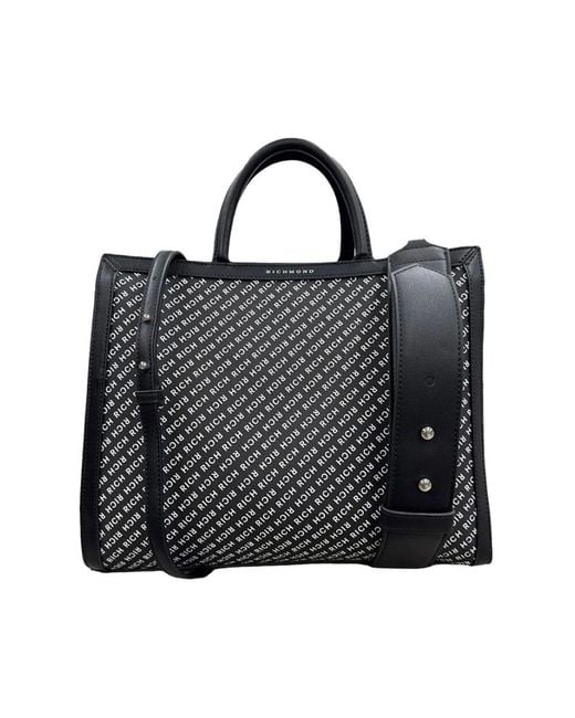 RICHMOND Black Tote Bags
