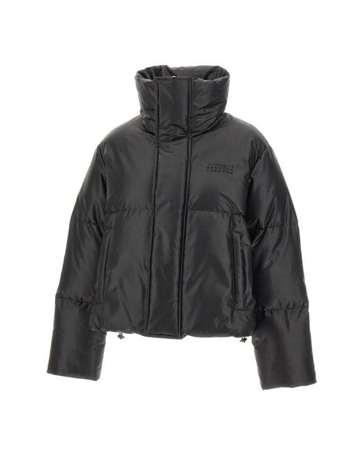 MM6 by Maison Margiela Black Down Jackets
