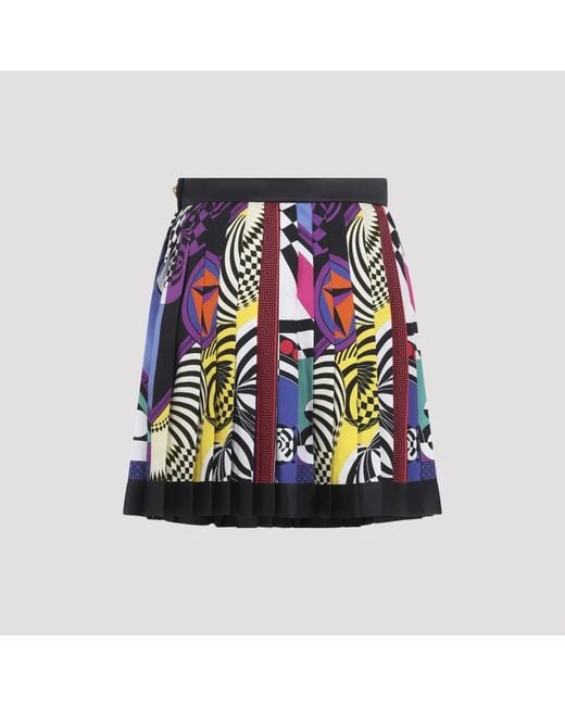 Short Skirts Versace de color Blue