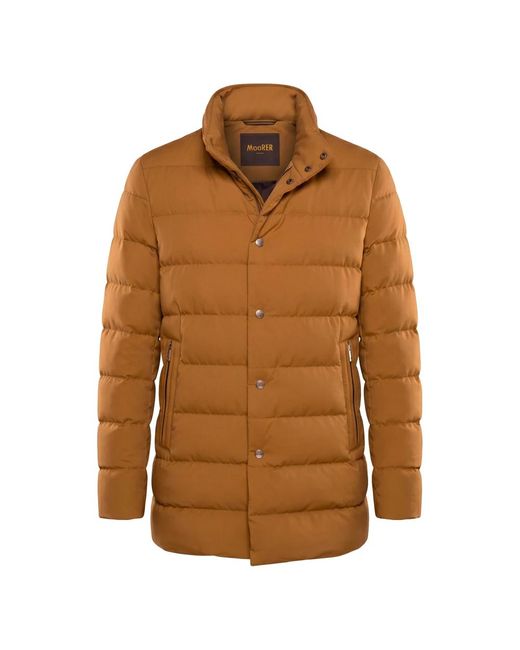 Moorer Jassen ,Bruin ,Polyester Modern Padded Jacket in het Brown voor heren