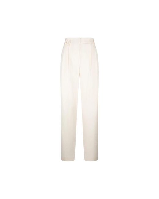Pantalones elegantes para hombres y mujeres Genny de color White