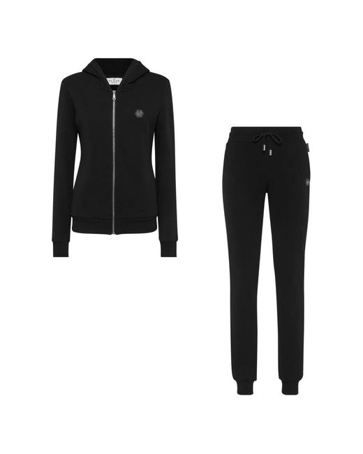 Philipp Plein Gothic Plein Tracksuit in het Black
