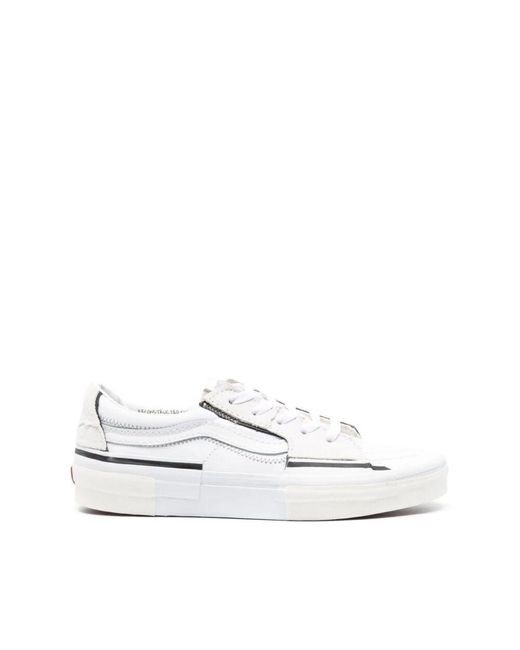 Vans Weiße sk8-low reconstruct canvas sneakers in White für Herren