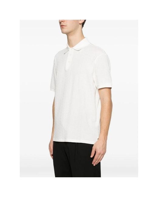 Emporio Armani White Polo Shirts for men