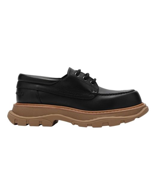 Alexander McQueen Niedrige schnürschuhe in Black für Herren