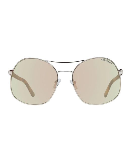 Guess Metallic Rose gold oval gradient sonnenbrille