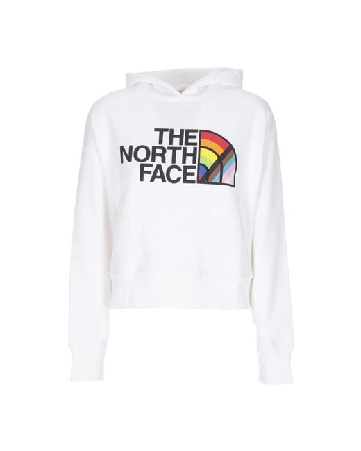 Sudadera Con Capucha Para Mujer Pride Sudadera Con Capucha Blanca The North Face de color White