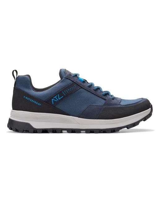 ATL Trek Lo WP di Clarks in Blue da Uomo