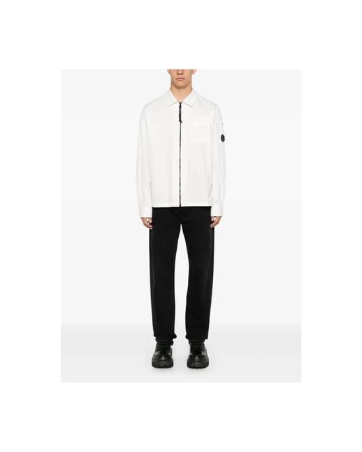 C P Company White Light Jackets for men