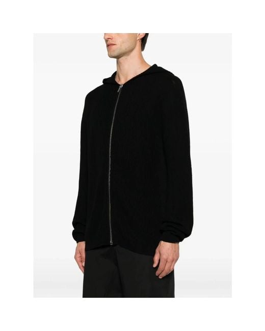 Zip-Throughs Rick Owens de hombre de color Black