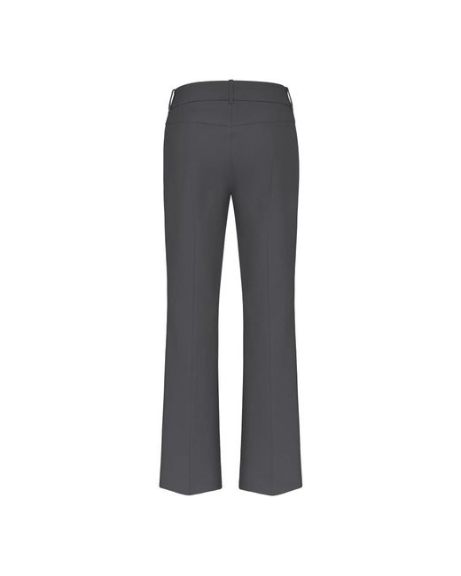 Cambio Gray Wide Trousers