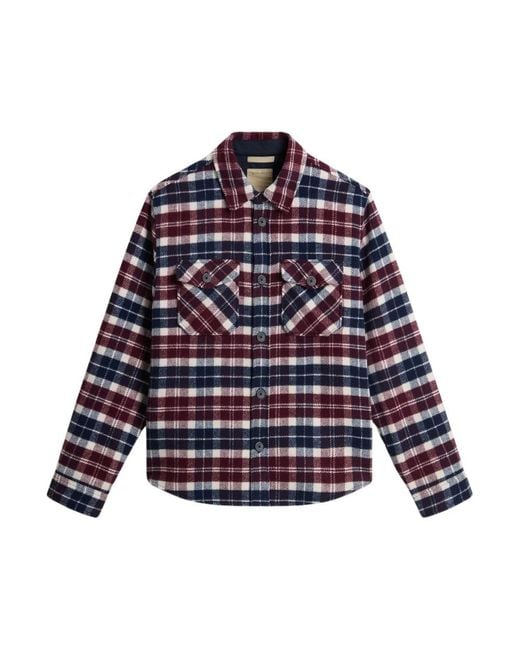Woolrich Blue Casual Shirts for men