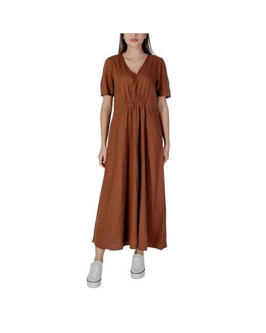 B.Young Brown Maxi Dresses