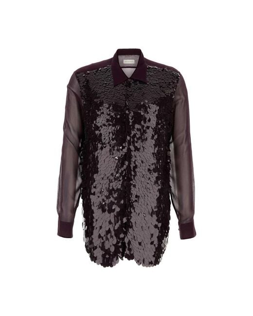 Dries Van Noten Black Casual Shirts for men