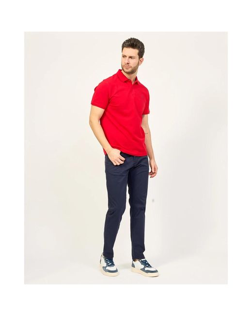 Harmont & Blaine Red Polo Shirts for men
