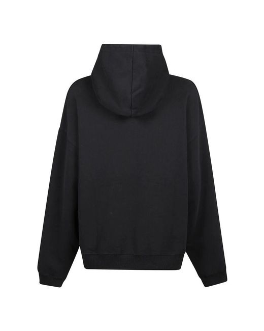 ROTATE BIRGER CHRISTENSEN Black Baumwollkapuzenpullover