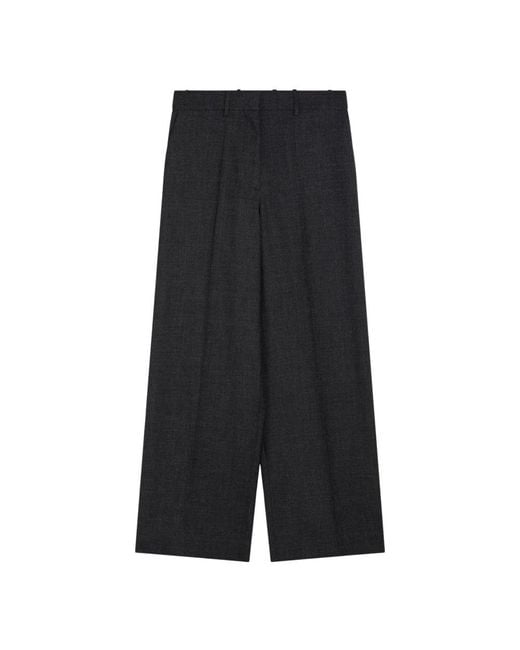 Givenchy Broeken ,Grijs ,Regular Fit Broek in het Black