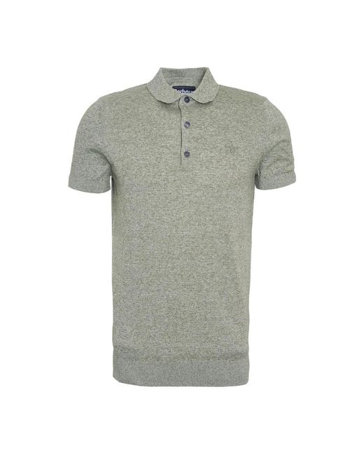 Barbour Gray Polo Shirts for men
